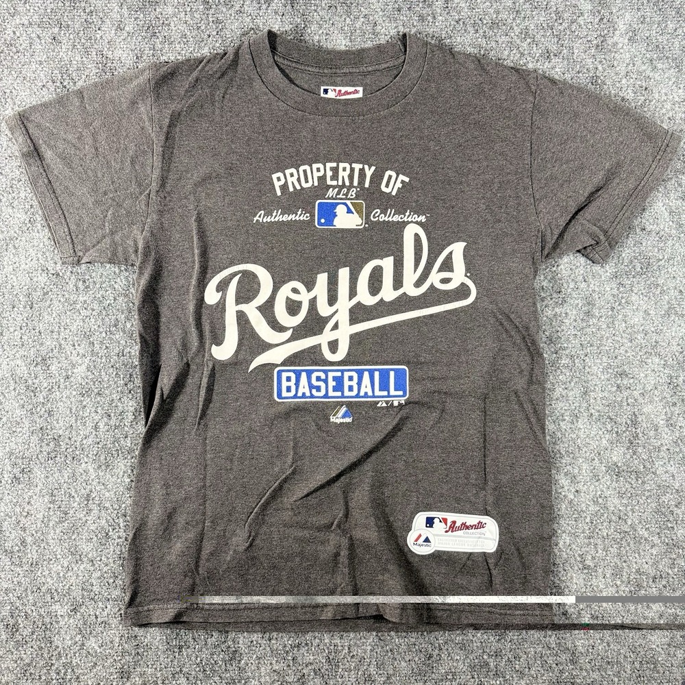 Kansas City Royals T Shirt Majestic Size Small Authentic MLB